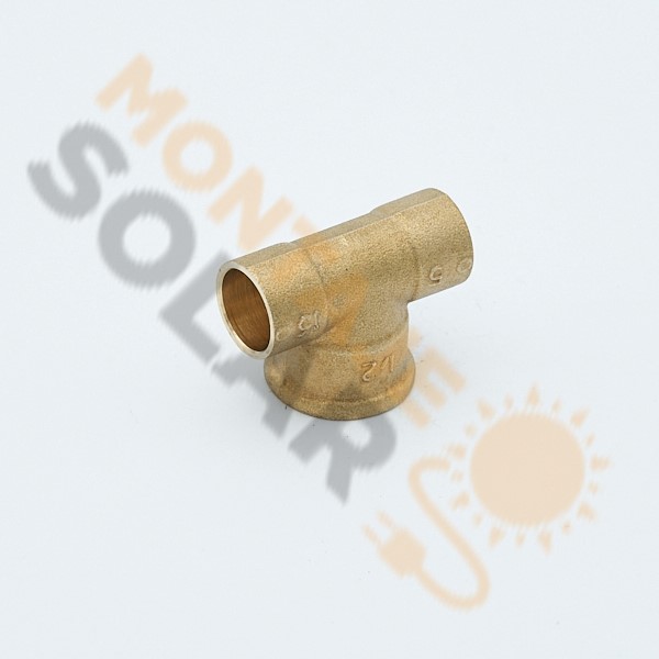 Te latón 15-1/2"-15 H-H-H