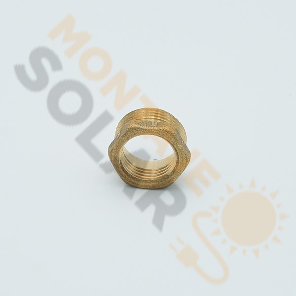 Anilla de reducción latón ¾”a ½”M-H