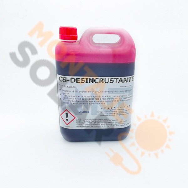 Limpiador desincrustante de tuberías - 2 litros