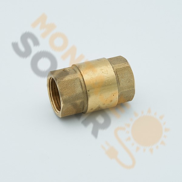 Válvula de retención metálica 3/4" H-H