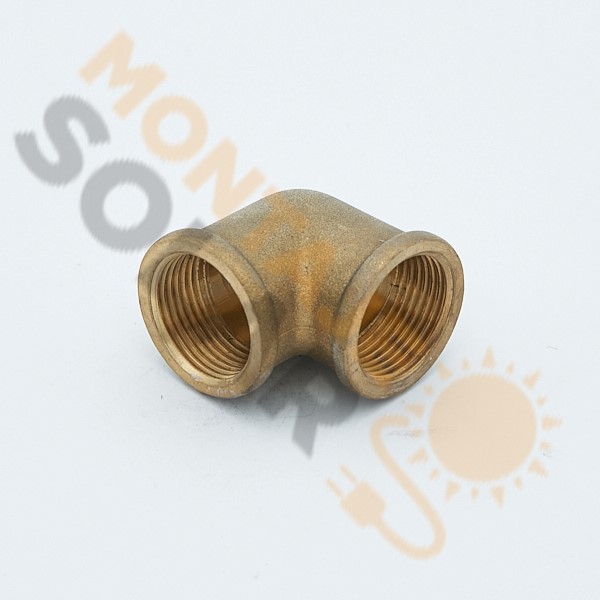 Codo latón 3/4" H-H