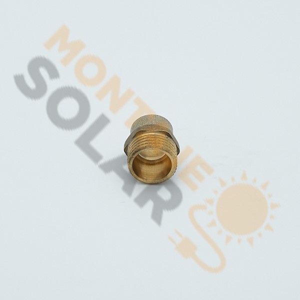 Enlace latón soldar 15-1/2" M