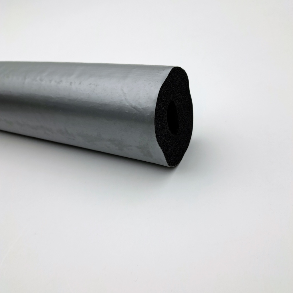 Coquilla para tubería exterior 19/22mm (2 metros) Gris Plata