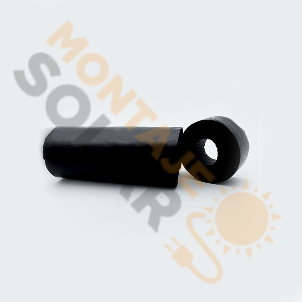 Coquilla para tubería exterior 20/18 mm (2 metros) Negra