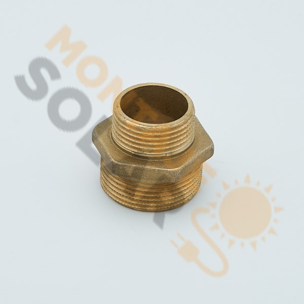 Machón latón 1 ¼” A 1″ M-M