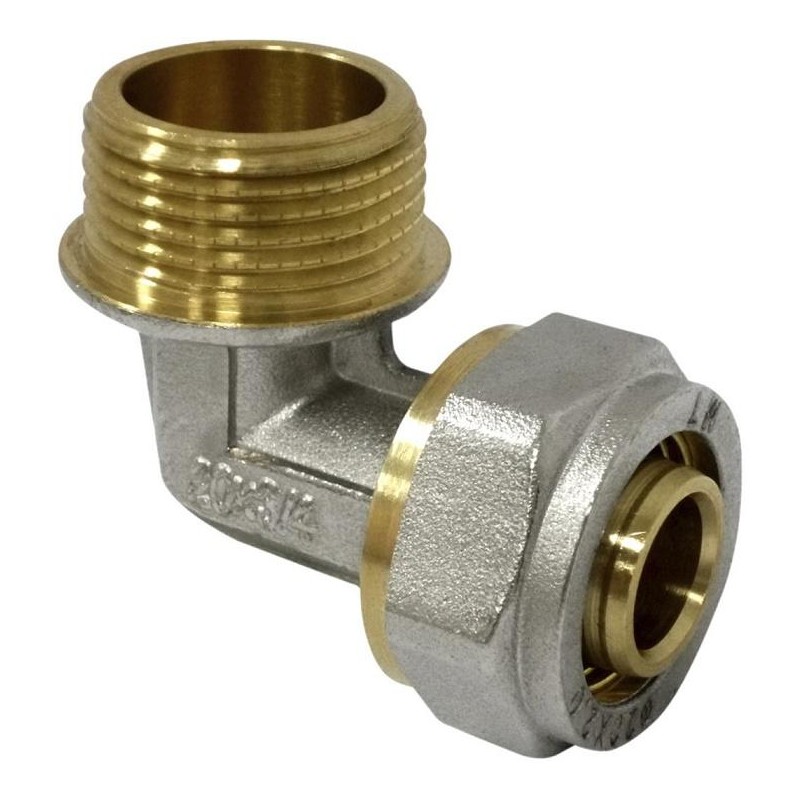 Codo multicapa 20 1/2" M llave