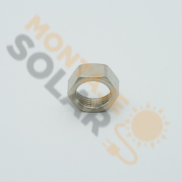 Tuerca de seguridad 1/2" Acero Solar