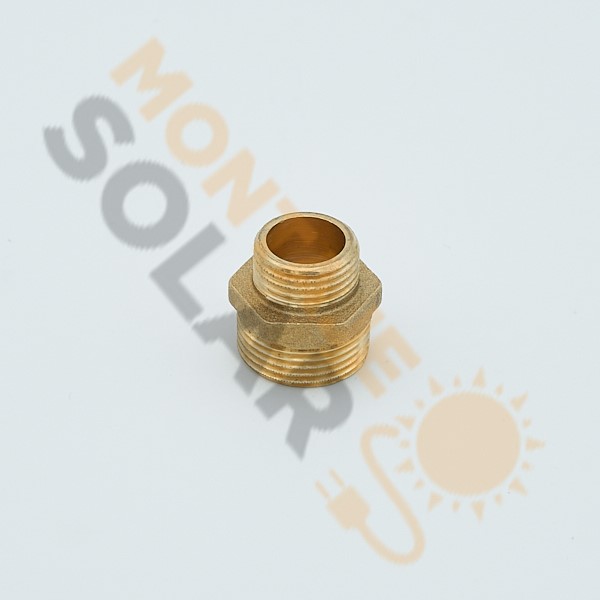 Machón latón ¾” A ½” M-M